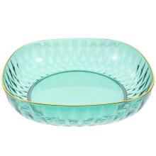 Creative Green Plastic Salad Serving Bowl Kitchen Gadget