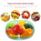 Creative Green Plastic Salad Serving Bowl Kitchen Gadget 11