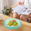 Creative Green Plastic Salad Serving Bowl Kitchen Gadget 3