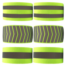 6 reflecterende armbanden voor outdoor gebruik ( )