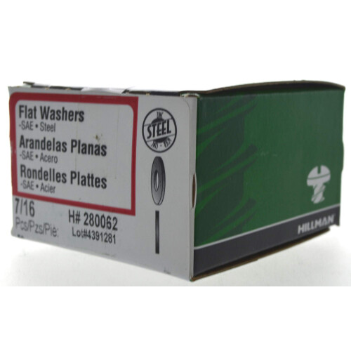 The Hillman Group 280062 7/16-Inch Flat Washer 50-Pack 2