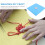 satz 30 cm quadratische kumihimo- mit positionierstift 9