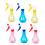 6Pcs Portable Empty Spray Bottle For Plants Refillable Watering Tool 3