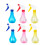 6Pcs Portable Empty Spray Bottle For Plants Refillable Watering Tool 11