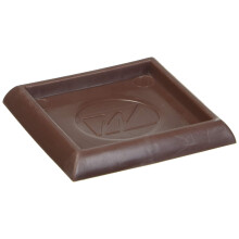 SoftTouch 4653395N Meble Caster Cups kwadratowy na dywan lub trwale twarde podlogi 2 cale 4 paczki brazowe 4 sztuki