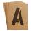 Hy-Ko ST-2 nummer & brev stencils 2 tommer solbrun 2