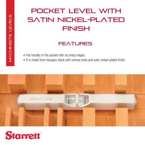 Starrett Nivel de bolsillo Starrett 135B 1
