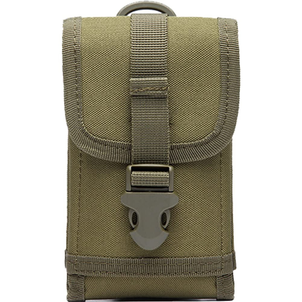 Molle Belt Waist Bag Phone Holster, Outdoor Phone Pouch For Smartphones, Hiking Camping Running Gear, Green-image-OPC-PKS9M6C-NEW