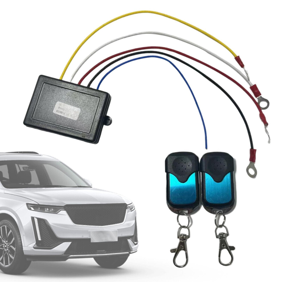 Wireless Winch Remote Control Kit 12V 24V Multifunctional Off-Road Car Winch Kit 9393856026807