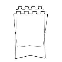 Garden Trash Bag Stand Foldable Heavy Duty Waste Frame 56x32 Cm 22.05x12.6in Anti-Slip Storage Bracket Black Yard Leaves