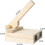 Wooden Tortilla Paste Press Manual Dumpling Presser Pizza Maker Square Baking Mold 5