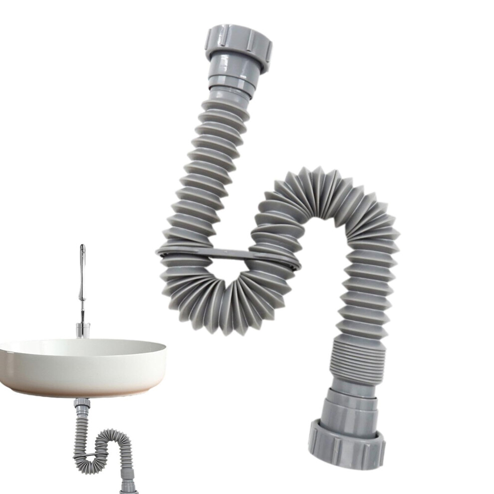 Kitchen Sink Drain Kit Flexible Drain Hose Under Sink Plumbing Kit Cuc Sinks Compatible 9393856027170