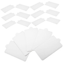 Mousse Cake Boards Food-Grade White 10.5x6x0.1 Cm Card Trays 100 Pcs Decorative Displays for Weddings Birthdays