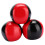 3 STÜCKE Rot Schwarz PU Leder High-End Tragbare 6