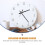 1Set Black DIY Clock Kit Metal Plastic Silent Movement Replacement 8