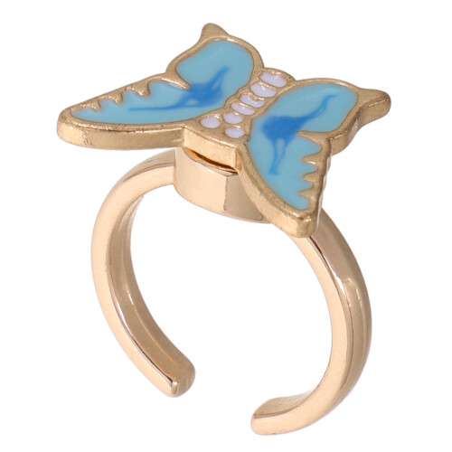 Stress Relief Kinder Drehbarer Alloy Fidget Ring