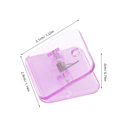 6er-pack wand-harnpadhalter transparent für und außen 1