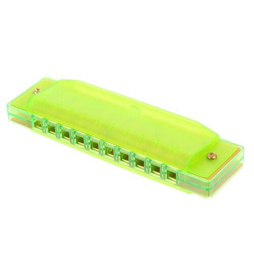 1Kinderen Beginners Mondharmonica Plastic Groen Speelgoed 1