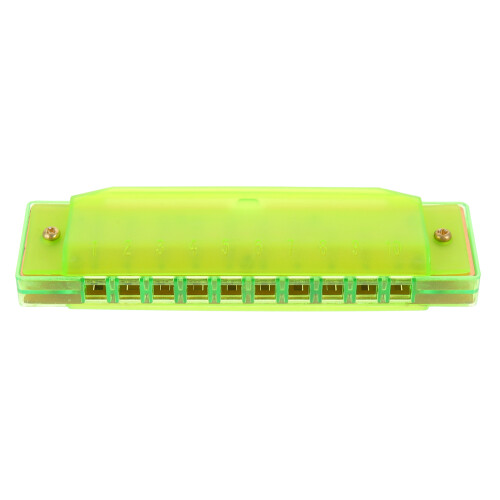 1Kinderen Beginners Mondharmonica Plastic Groen Speelgoed