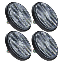 4er-pack kunststoffreflektor für fahrradlampe, warnreflektor