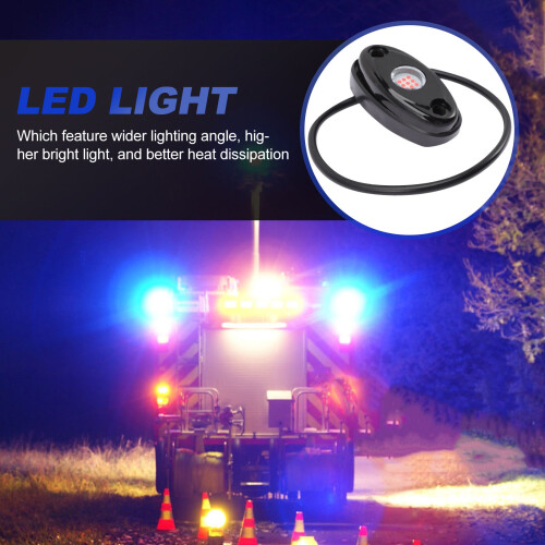 Lumière Châssis Noires Pour Camions Usage Auto Étanche 2