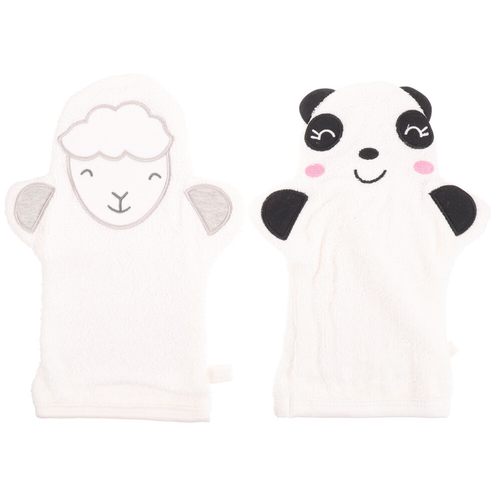 Vaguelly 2Pcs Exfoliating Bathing Gloves For Skin Cleaning