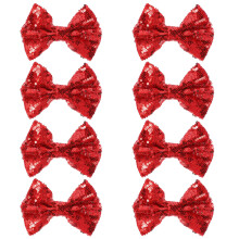 8St Kleine Strik Knopen Pailetten Stof DIY Knutsel Accessoires