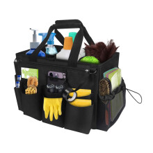 Cleaning Caddy Bag With Handle Portable Multi-Compartment Cleaning Supplies Organizer For Home Car Garden