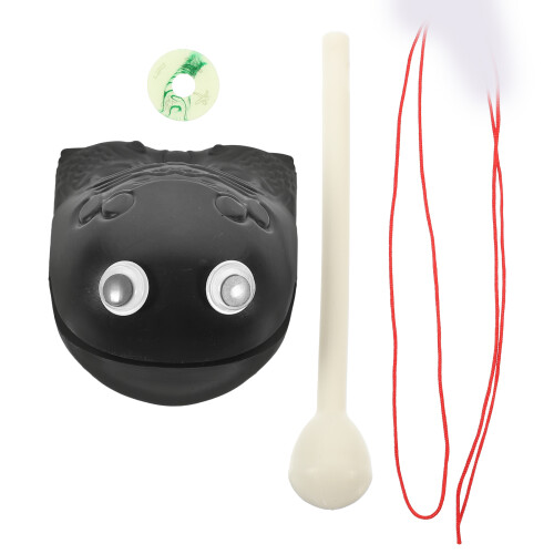 2 sets vis percussie, tafeltempelblok, ontspanningscadeau