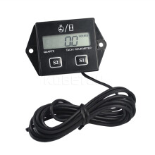 Tachometer Digital Engine Tach Hour Meter Gauge For 2-4 Stroke Engines Inductive Display Dark Grey Russian Warehouse