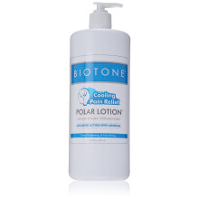 Biotone Polar Lotion - 32 oz Långvarig djupkylande lindring för muskler och leder, Mentol/vintergrönolja, Snabbt penetrerande