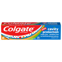 Colgate Gyerekeknek Kártevő Elleni Fogkrém Fluoriddal, 2+ Éveseknek, Gyümölcs Ízű, Cukormentes, 130g Tubus
