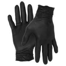 Performance Tool W89012 Large Black Nitrile Gloves Medium