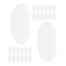 60Pcs Transparent PVC Facial Shield for Hair Salon Haircut Protection