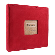 1 diy fotoalbum einlege-art, 4r 6 zoll, 300 blatt, rot