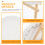 5Sets Kleine Easels Met Mini Doek Voor DIY 9