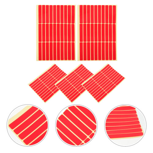5 bogen doppelseitiges nageldisplay-klebeband transparent 2