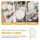 5Sets Kleine Easels Met Mini Doek Voor DIY 11