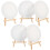 5Sets Kleine Easels Met Mini Doek Voor DIY 4