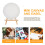 5Sets Kleine Easels Met Mini Doek Voor DIY 3