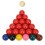 22Pcs 52,2mm/2,1 in Snooker Billard Pool Tisch 8