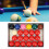 22Pcs 52,2mm/2,1 in Snooker Billard Pool Tisch 10