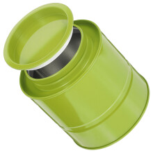 Lichtgroene Tinplate Bewaarbus Voor Koffie, Thee En Droge Snacks