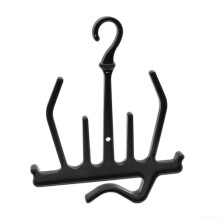 Rotatable Diving Suit Hanger High-Strength PP Black Wetsuit Drying Hanger Draining Bracket