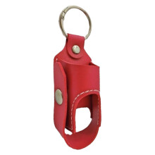 Portable Inhaler Holder PU Leather Storage Case For Travel And Camping Red Fits Most Inhalers