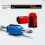 Magnetizer Screwdriver Bit Holder 2Pcs Strong Magnetic Removable Part Adapter For Power Tools Red 2