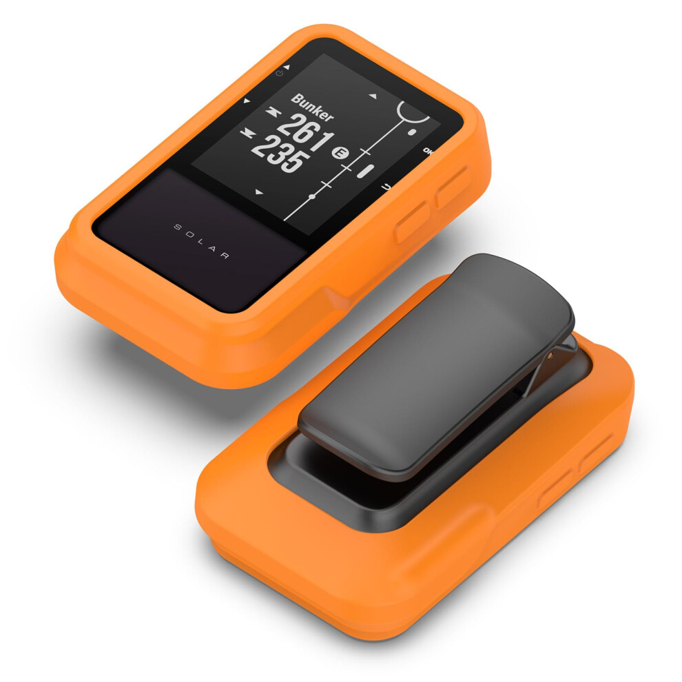 Silicone Protective Case For Garmin Approach G20 Solar Silicone Edge Shell Bumper Cover Waterproof Cover Skin Orange 9354506977580