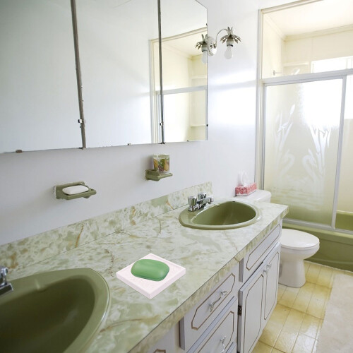 Water Absorbent Diatomite Soap Holder Drying Dish For Bathroom 2