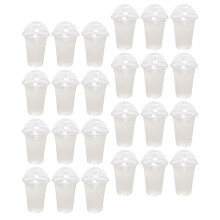 50Pcs Cold Drink Cups with Lid and Sleeve for Parties