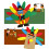 2 diy bastelset thanksgiving mit pappteller und geschenkbeutel 1